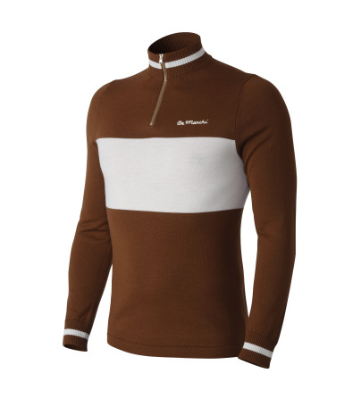 Audace: Merino Cycling Jersey, Nut | Shop Now