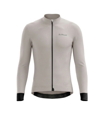 Bruma Jersey Sand | Men's long sleeve cycling jerseys | De Marchi
