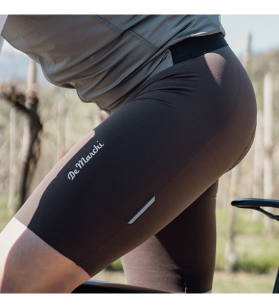 Zenith Bib Short Browm | Pantaloncini da ciclismo uomo | De Marchi