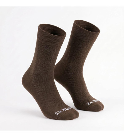 Chaussettes de cyclisme Superleggeri en microfibre, marron | Achetez maintenant