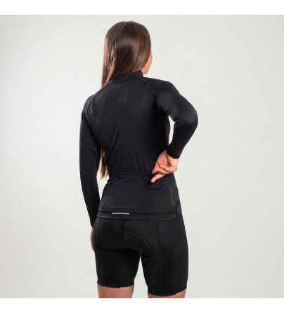 Women's Classica Sportwool Bike Jersey, Black | Shop Now