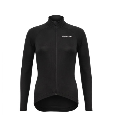 Women's Classica Sportwool Bike Jersey, Black | Shop Now