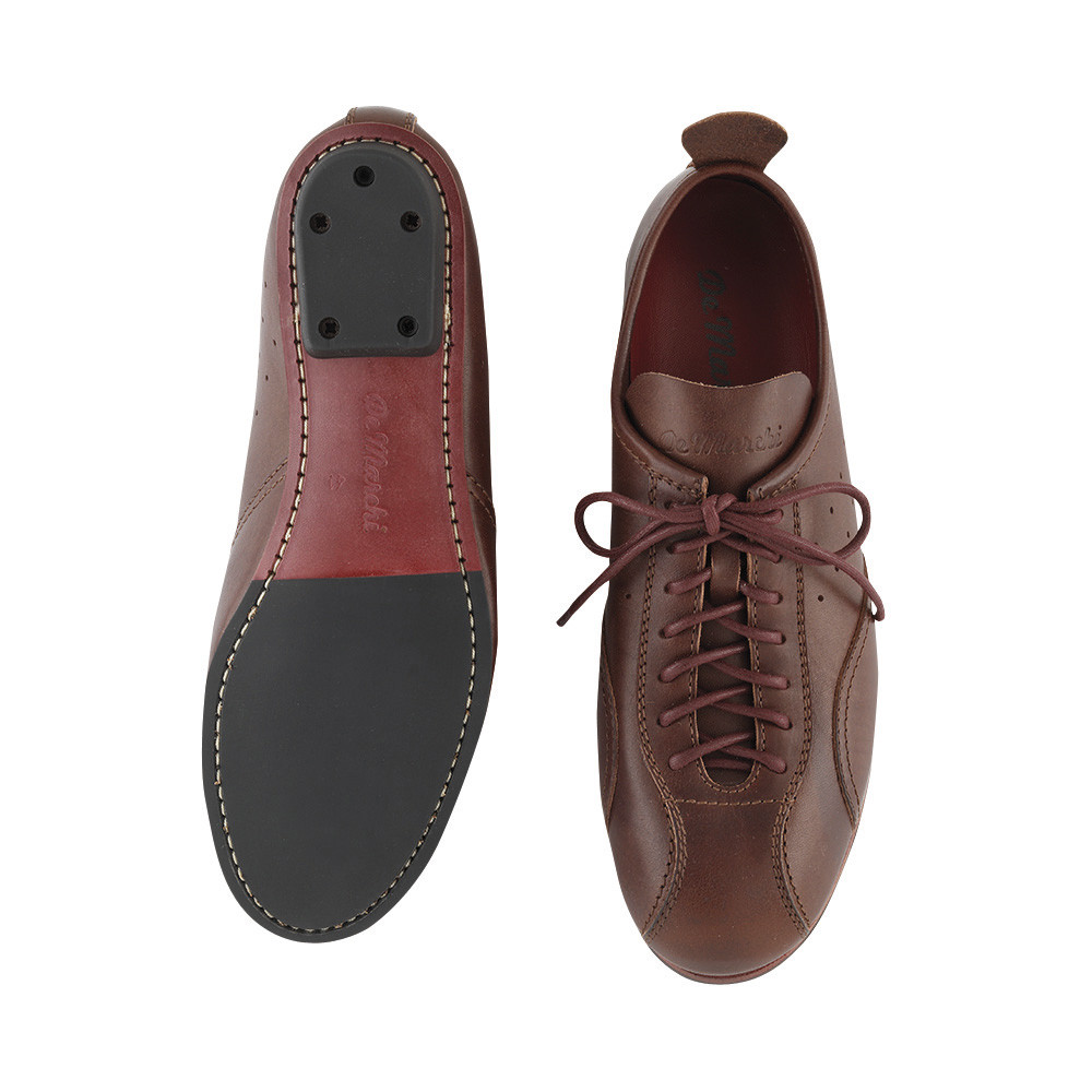 Classic Pista Shoe Semi Rigid Calfskin Leather Cycling Shoes